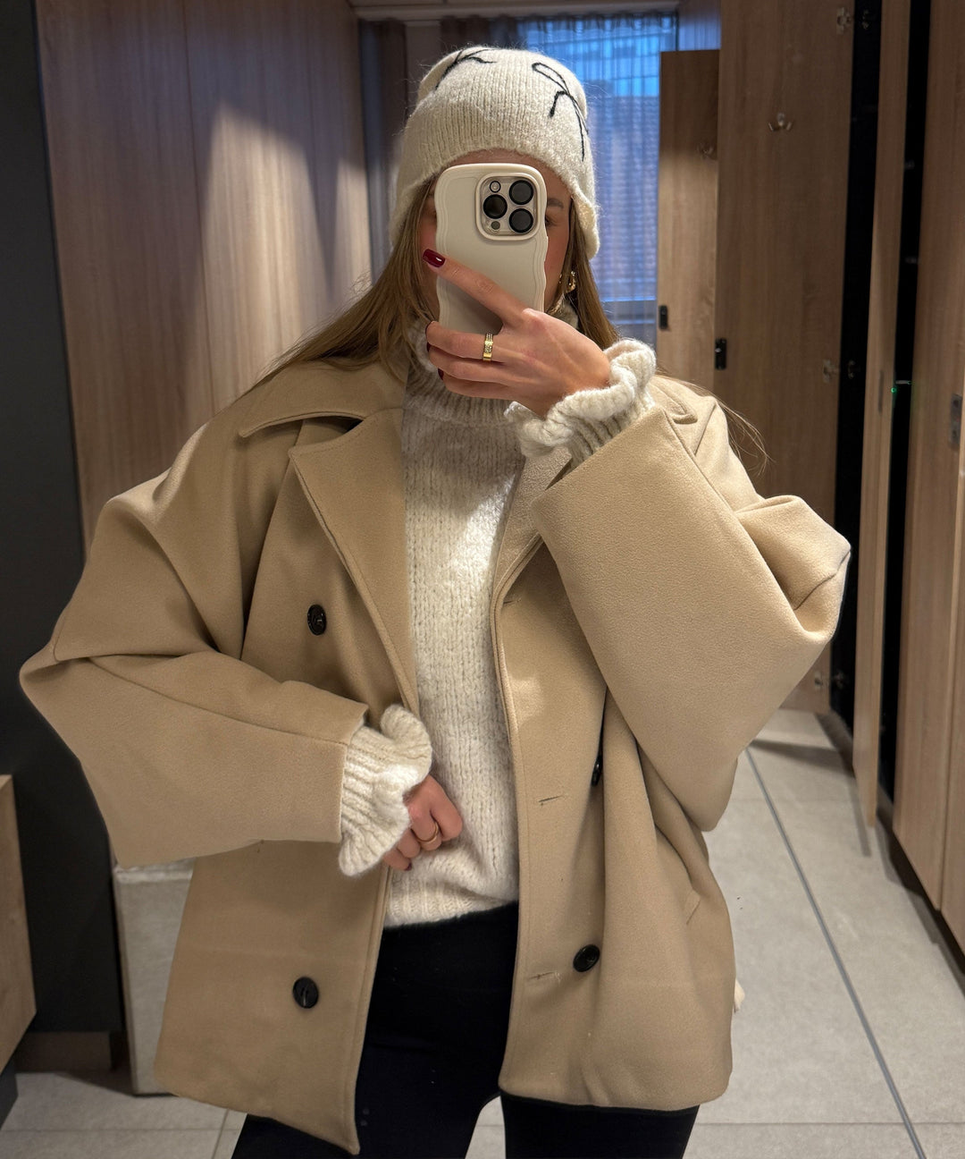 Giacca Oversize Joana Beige