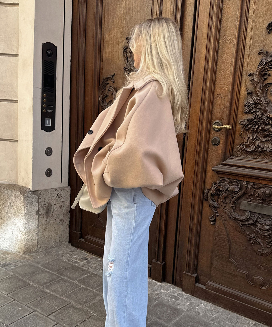 Giacca Oversize Joana Beige