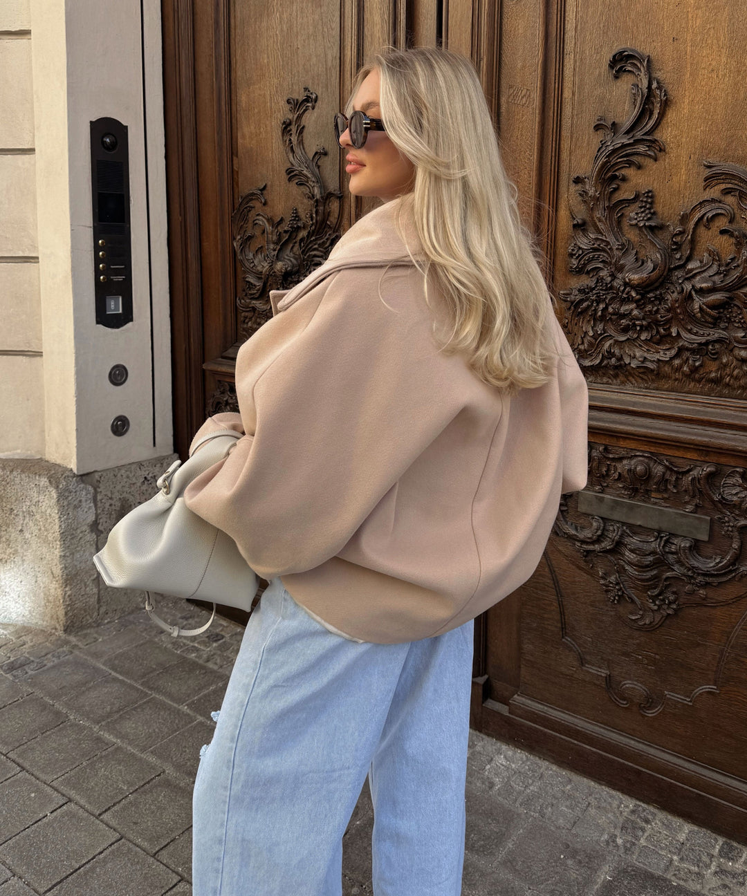 Giacca Oversize Joana Beige